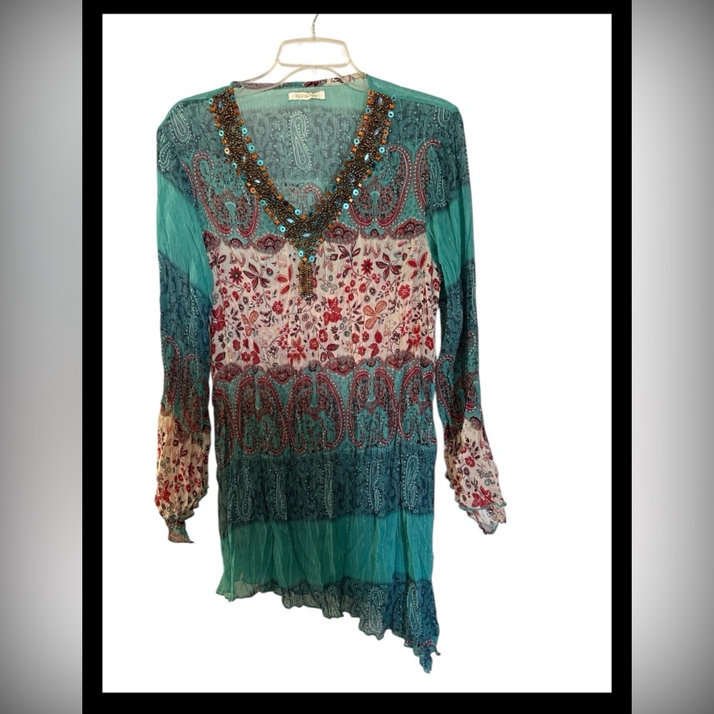 Floral and Paisley Women's Top